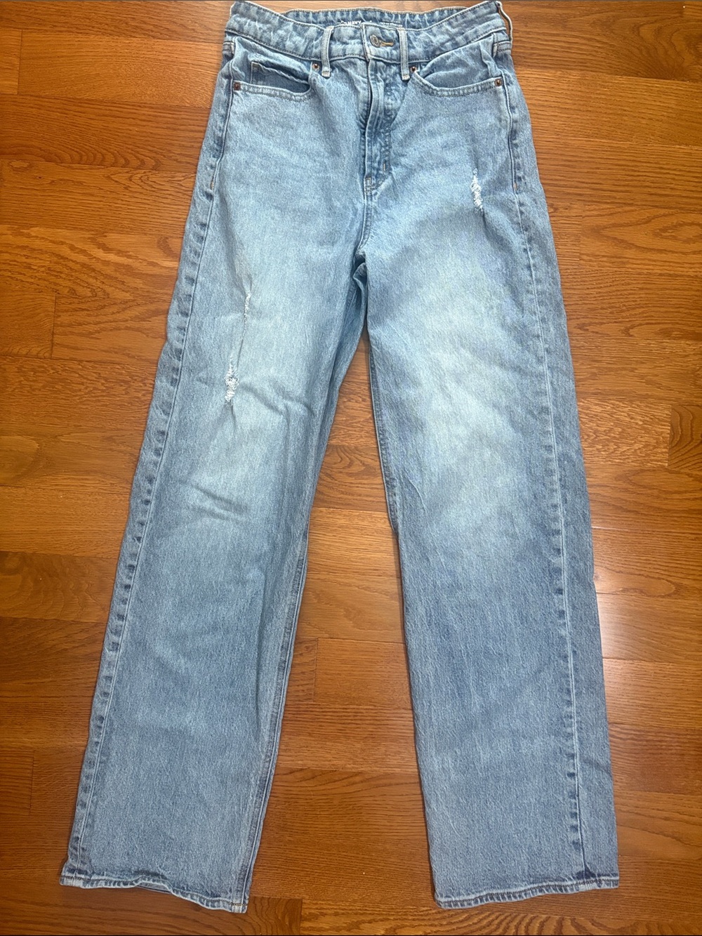 Old Navy Extra High-Rise Ski-Hi Wide Leg Jeans, 4 Tall